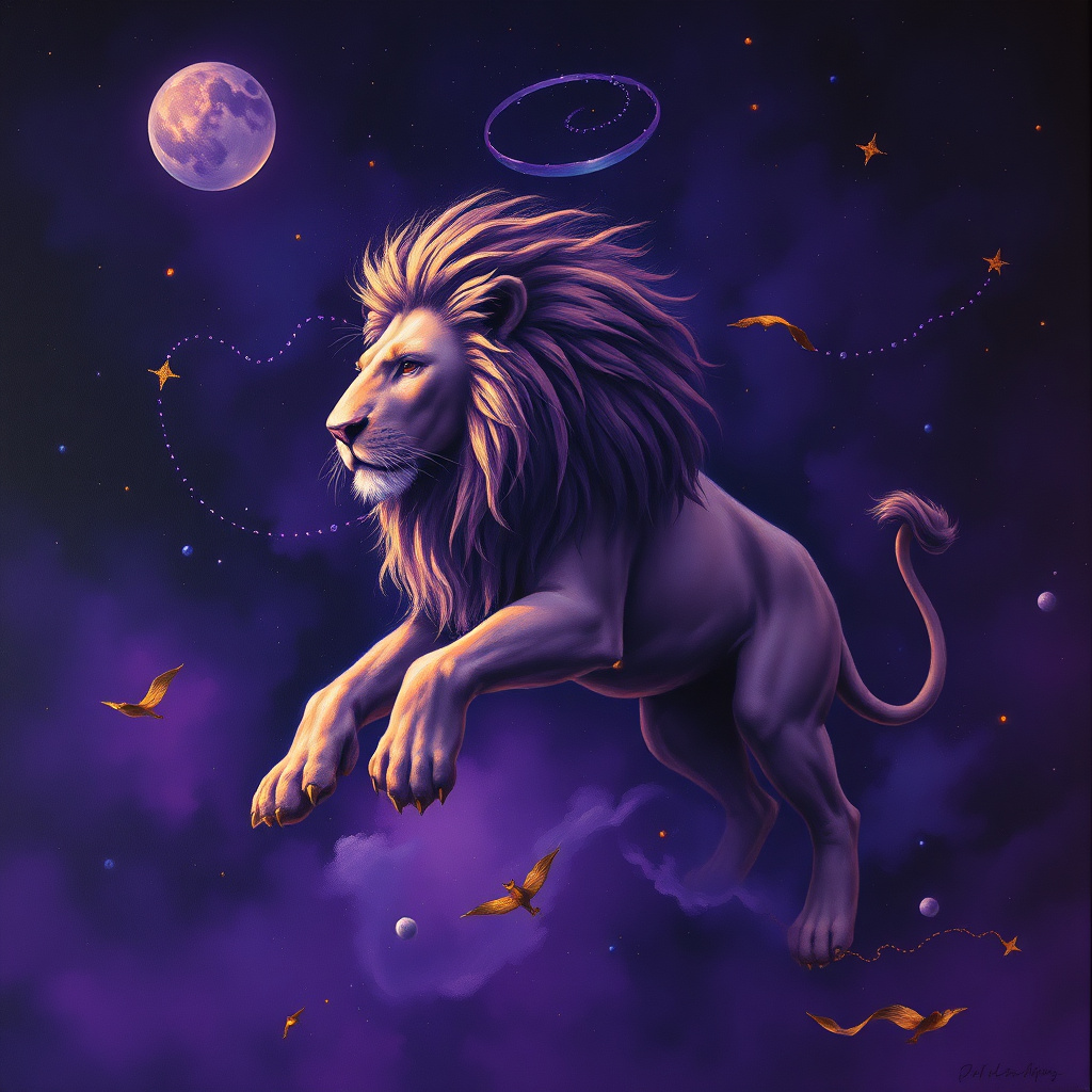 Lion dream symbol hero