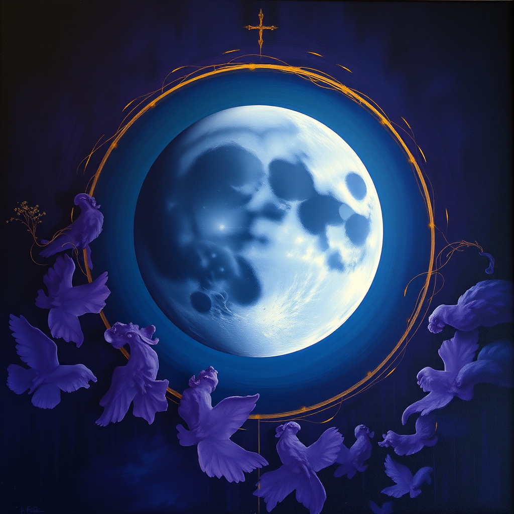 Moon dream symbol hero