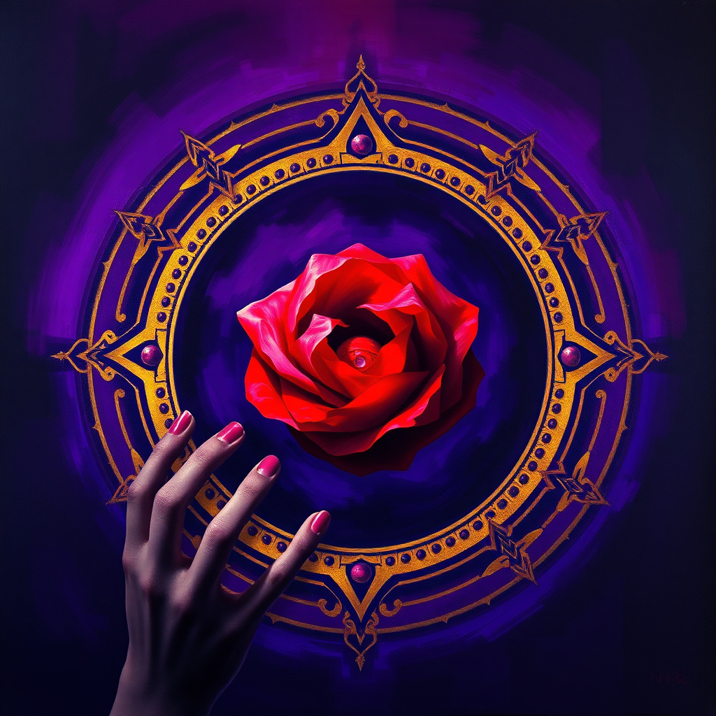 Red dream symbol hero