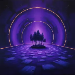 Forest dream symbol
