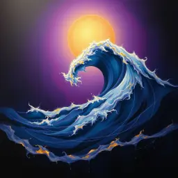 Wave dream symbol