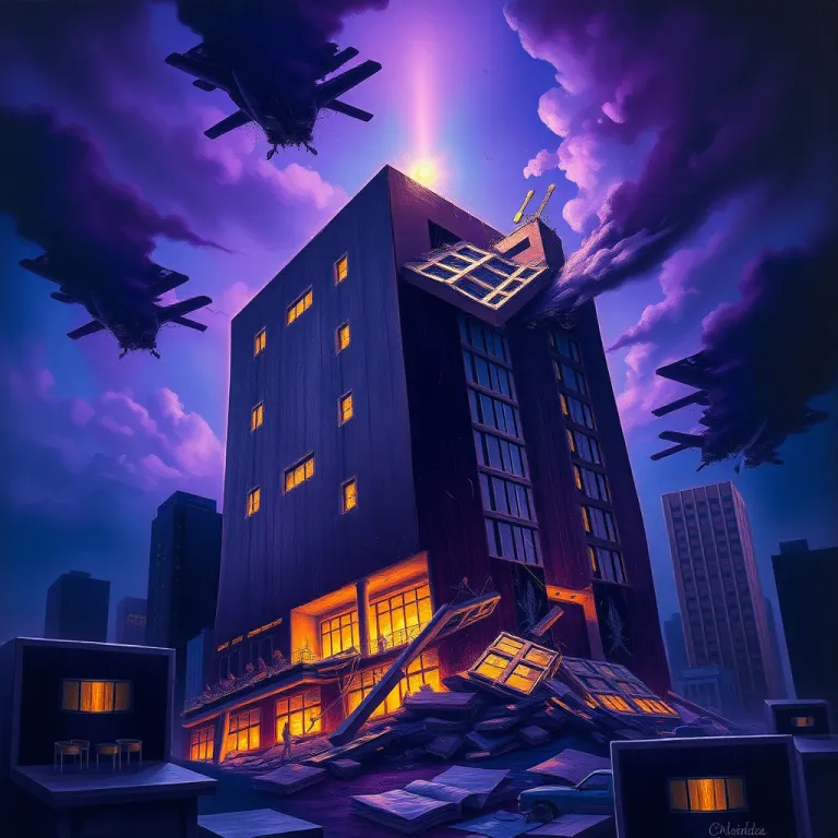 Dreaming About a Building Collapsing dream card