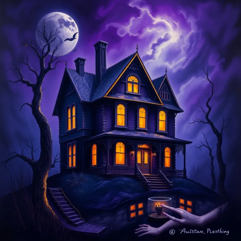Dreaming About a Haunted House dream card