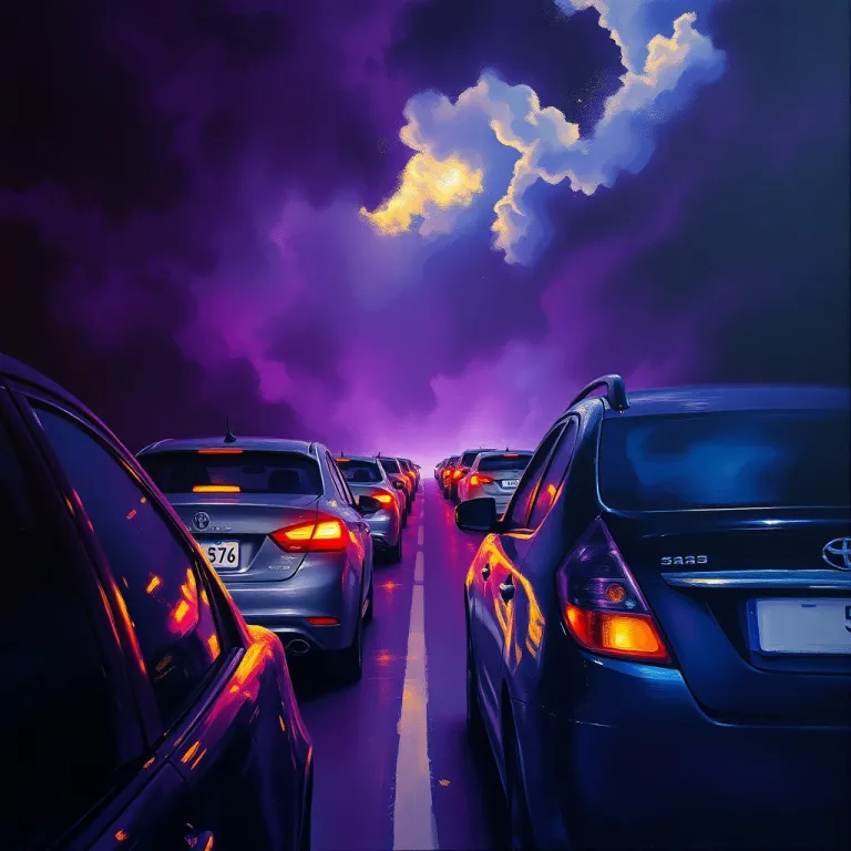 Dreaming About Being Stuck in Traffic dream card