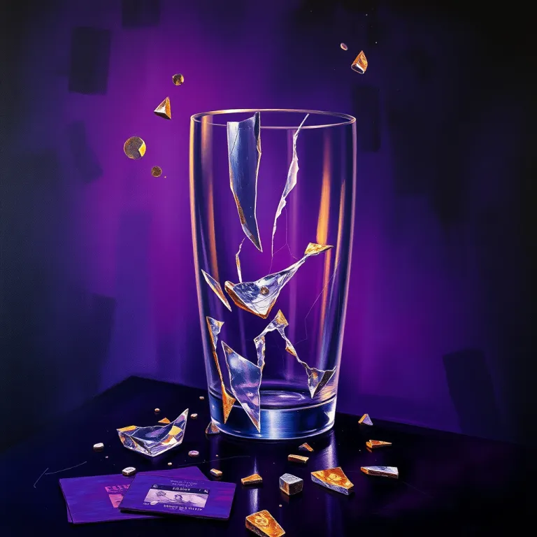 Dreaming About Broken Glass dream card