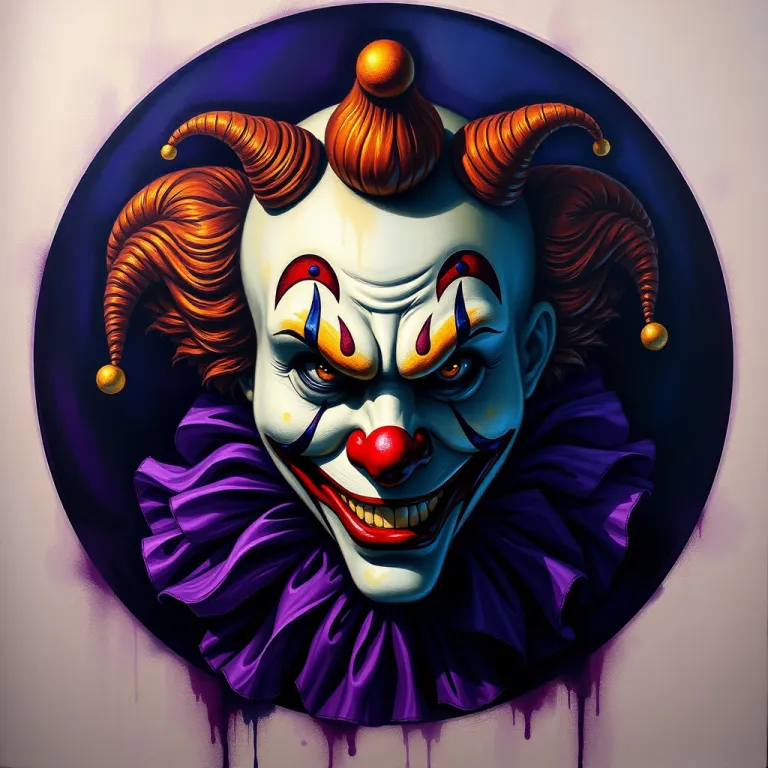 Dreaming About Clowns dream card