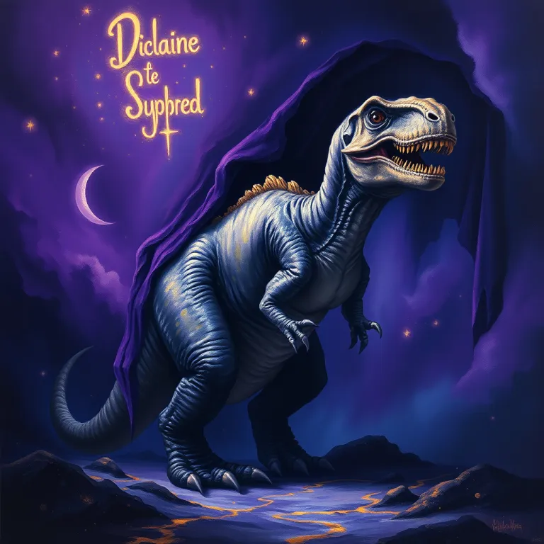 Dreaming About Dinosaurs dream card