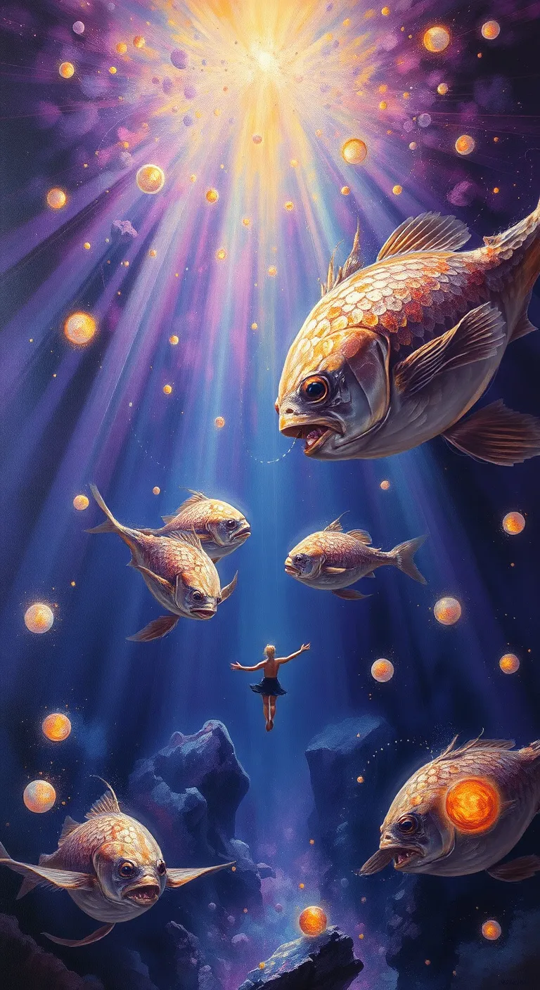 Dreaming About Fish dream card