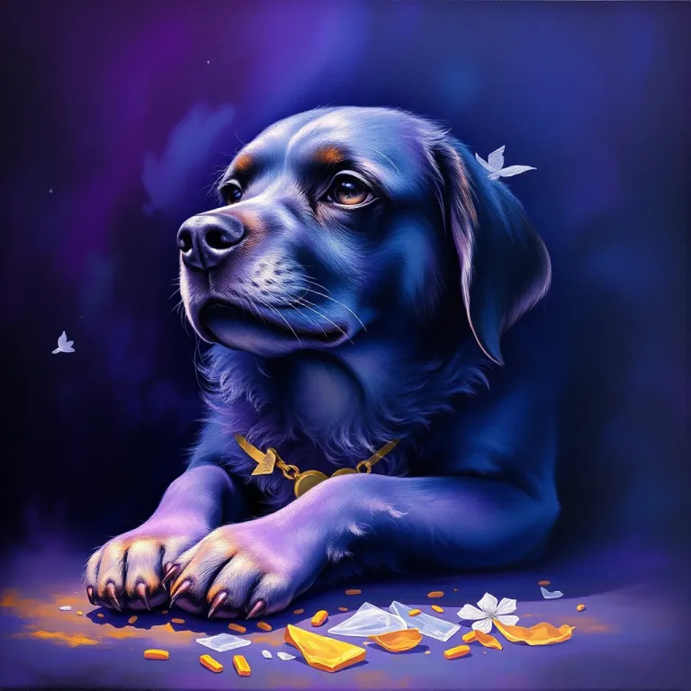 Dreaming About Losing a Pet dream card