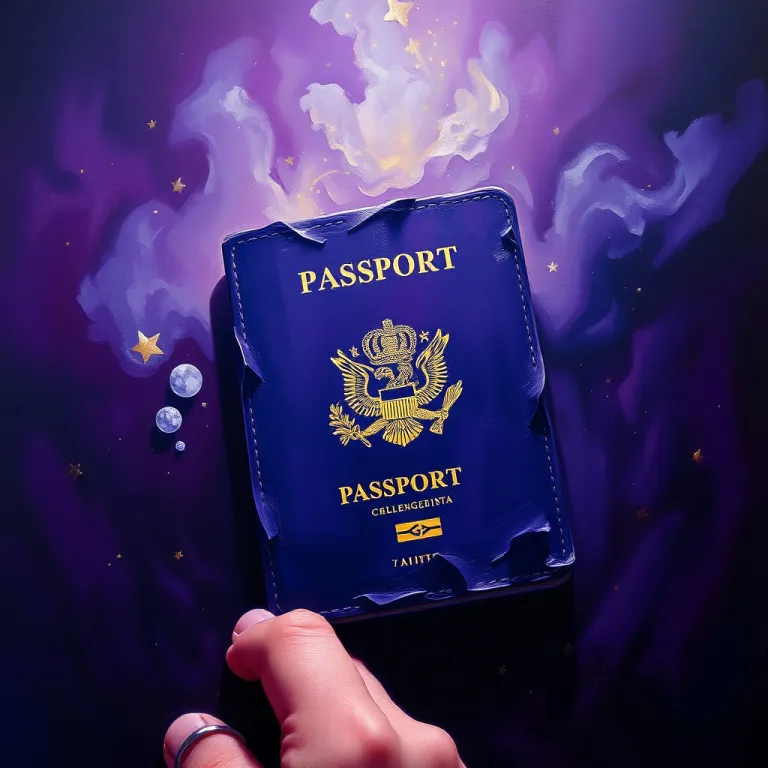 Dreaming About Losing Your Passport dream card