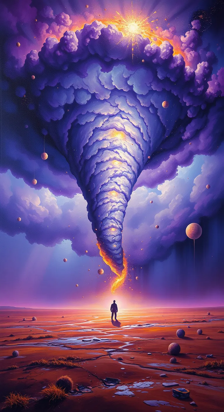 Dreaming About Tornadoes dream card