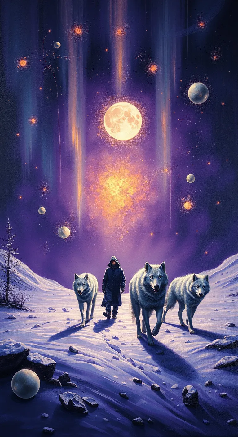 Dreaming About Wolves dream card